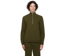 Green Half-Zip Sweatshirt
