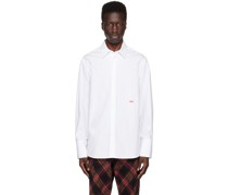 White Embroidered Shirt