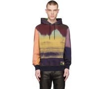 Multicolor Abstract Paint Hoodie