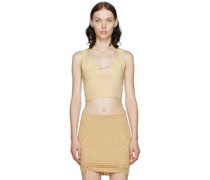 SSENSE Exclusive Beige Illusion Top