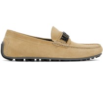 Beige Driver Loafers