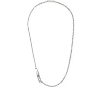 SSENSE Exclusive Silver Wave Necklace