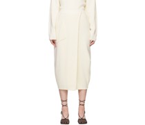 Off-White Cocoon Midi Skirt