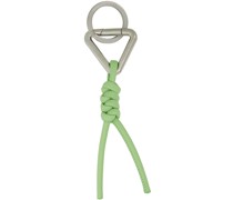 Green Braided Keychain