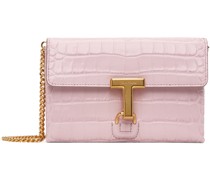 Pink Mini Stamped Croc Bag