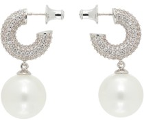 White & Silver #9137 Earrings