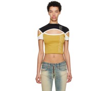 SSENSE Exclusive Black & Yellow Brazos T-Shirt