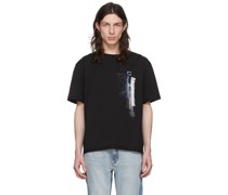 Black Cotton T-Shirt