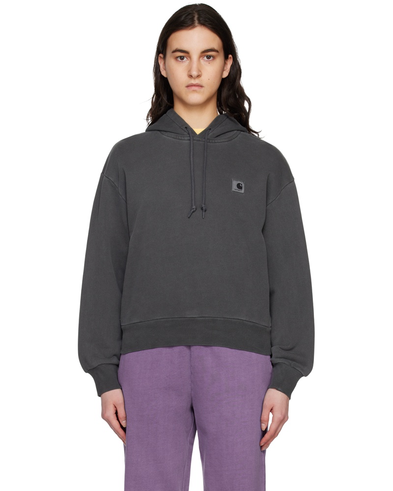 Carhartt WIP Damen Black Nelson Hoodie Carhartt WIP Damen Black Nelson Hoodie