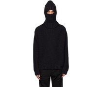 Black Balaclava Sweater