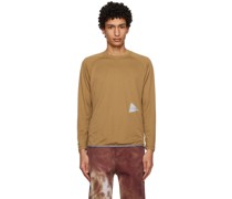Tan Raglan Long Sleeve T-Shirt
