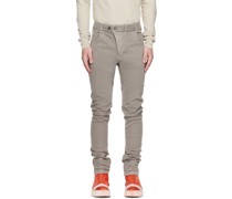 Gray Object-Dyed Jeans