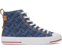 Navy Aryana Sneakers