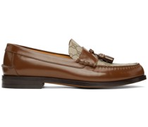 Brown GG Tassel Loafers