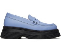 Blue Wallaby Creepers Loafers
