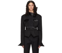 SSENSE Exclusive Black Orpheo Denim Jacket