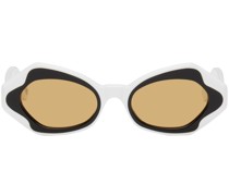 White RETROSUPERFUTURE Edition Unlahand Sunglasses