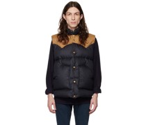 Navy Kirk Down Vest