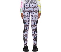 SSENSE Exclusive Black & Pink 'Tennis Ball' Leggings
