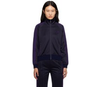 Navy Striped Track Jacket