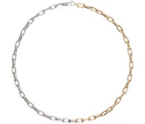 Gold & Silver Cable Chain Necklace