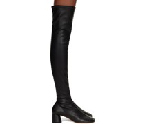 Black Glove Over-The-Knee Boots