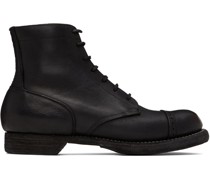 Black 5305 Lace-Up Boots