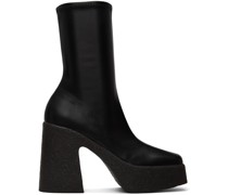 Black Skyla Heeled Boots