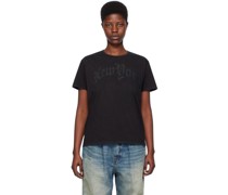 Black 'New York Boy' T-Shirt