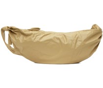 Beige Large Soft Croissant Bag