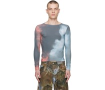 Multicolor Printed Long Sleeve T-Shirt