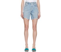 Blue Stella Denim Shorts