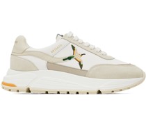 Beige & White Rush Bee Bird Sneakers
