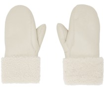 Off-White Shearling Gloves