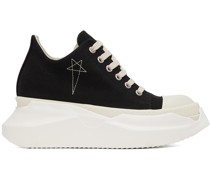 Black & White Abstract Low Sneakers