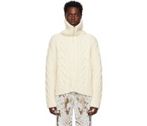 Off-White Zip Sweater