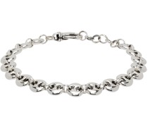 Silver Small Circle Link Bracelet