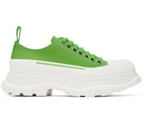 Green Tread Slick Sneakers