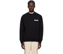 Black Les Classiques 'Le sweatshirt Gros Grain' Sweatshirt