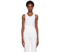 White Poppy Tank Top