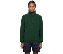 Green Jojo Zip Sweater