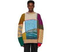 Multicolor Combine Sweater