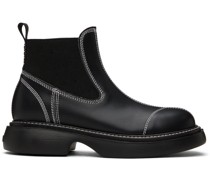Black Everyday Low Chelsea Boots