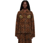 Brown Short On Time Jacket