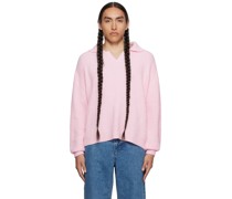 Pink Open Collar Polo