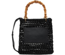 Black Shopper Tote