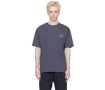 Navy Embroidered T-Shirt