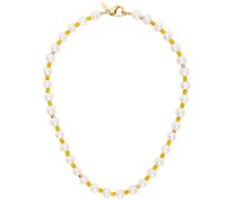 SSENSE Exclusive Yellow Fern Necklace