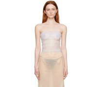 SSENSE Exclusive White Sun Tube Top