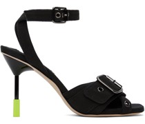 Black 'Iconic ' Heeled Sandals